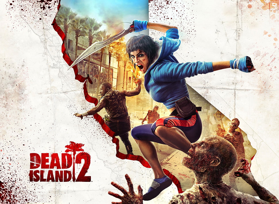 Dead Island 2 videogame screenshot HD wallpaper