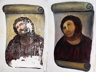 Jesus Christ painting, painting, frescoes, Jesus Christ