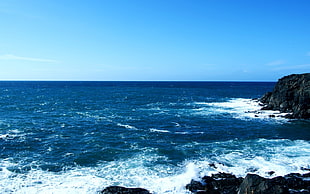 blue ocean water HD wallpaper
