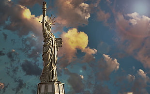 Statue of Liberty, New York, Statue of Liberty, photo manipulation, artwork HD wallpaper