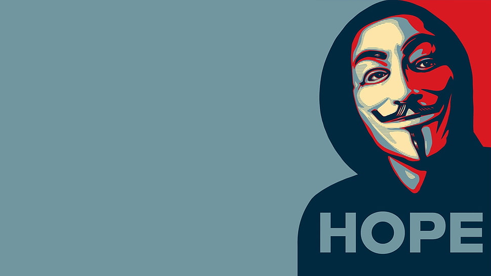 Hope text, Anonymous, Hope posters HD wallpaper