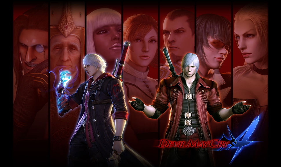 Devil May Cry 4 Dante, Devil May Cry, Devil May Cry 4, video games, Dante HD wallpaper