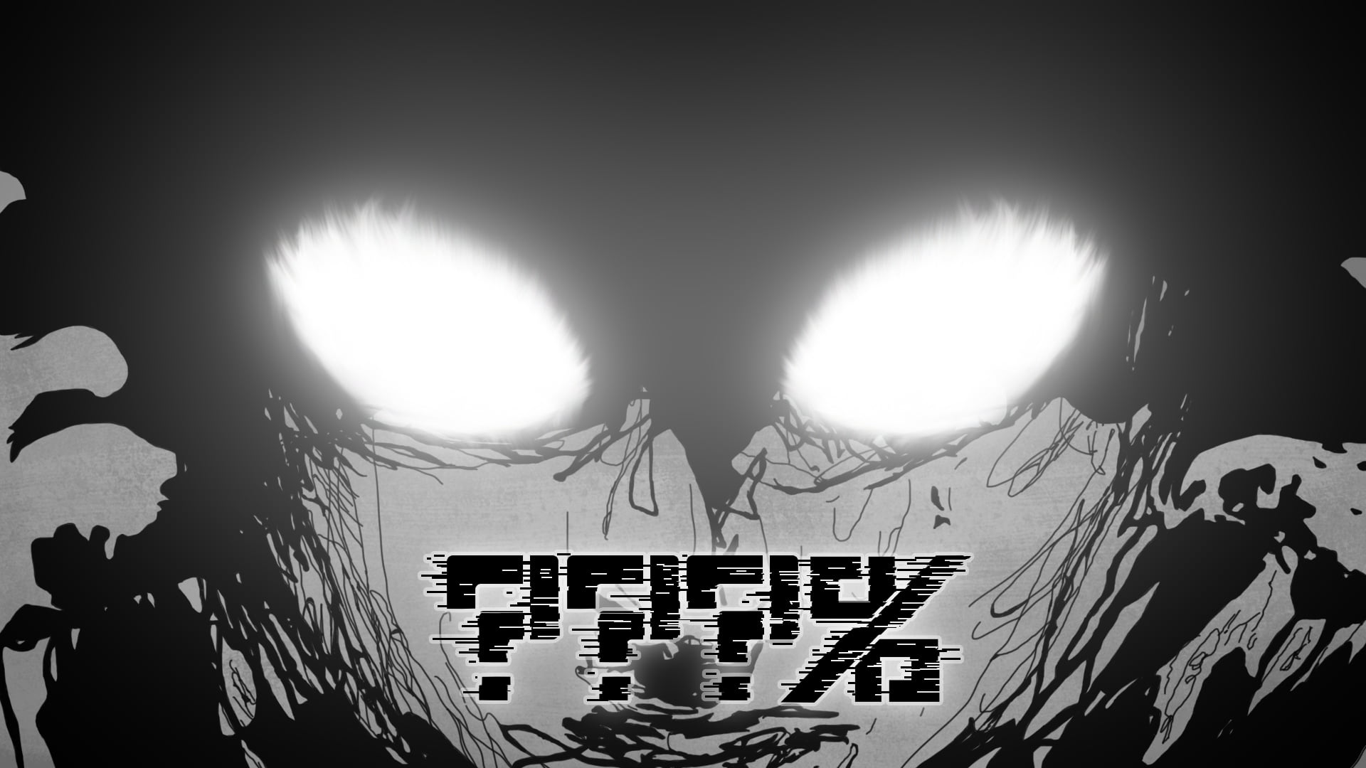 black and white anime digital wallpaper, Mob Psycho 100, anime