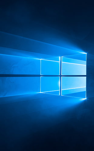 blue and white wooden cabinet, Windows 10, operating systems, Microsoft Windows, portrait display
