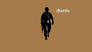 silhouette of soldier