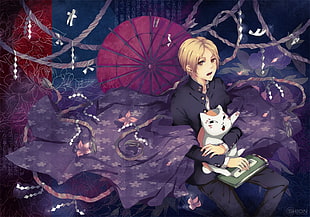 Omnyoji game wallpaper, Natsume Book of Friends, Natsume Yuujinchou, anime HD wallpaper