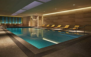 gray framed swimming pool, swimming pool, luxury HD wallpaper