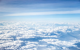 aerial photography of cumulus clouds