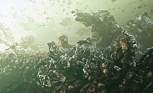 game digital wallpaper, video games, Gears of War