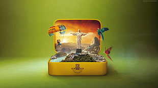 Christ the Redeemer, Rio De Janiero, Brazil art HD wallpaper