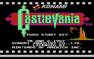 Konami CastieVania game application screenshot, video games, Castlevania, retro games