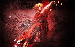 Street Fighter Ken art work HD wallpaper