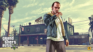 Grand Theft Auto V case cover, Trevor Philips, Grand Theft Auto V, Grand Theft Auto, video games