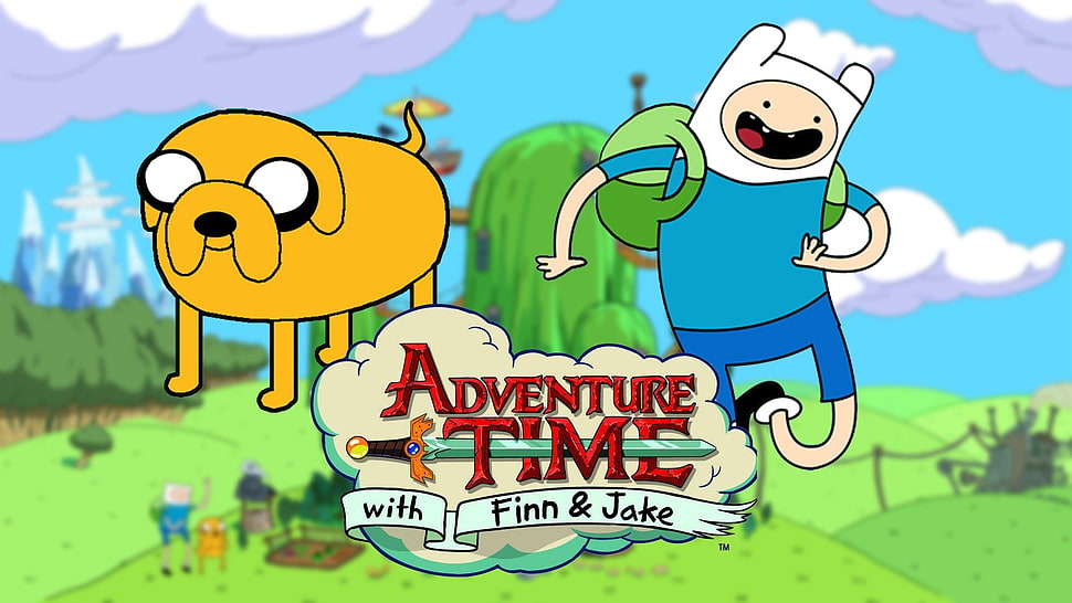 Adventure Time with Finn and Jake digital wallpaper, Adventure Time, Finn the Human, Jake the Dog HD wallpaper