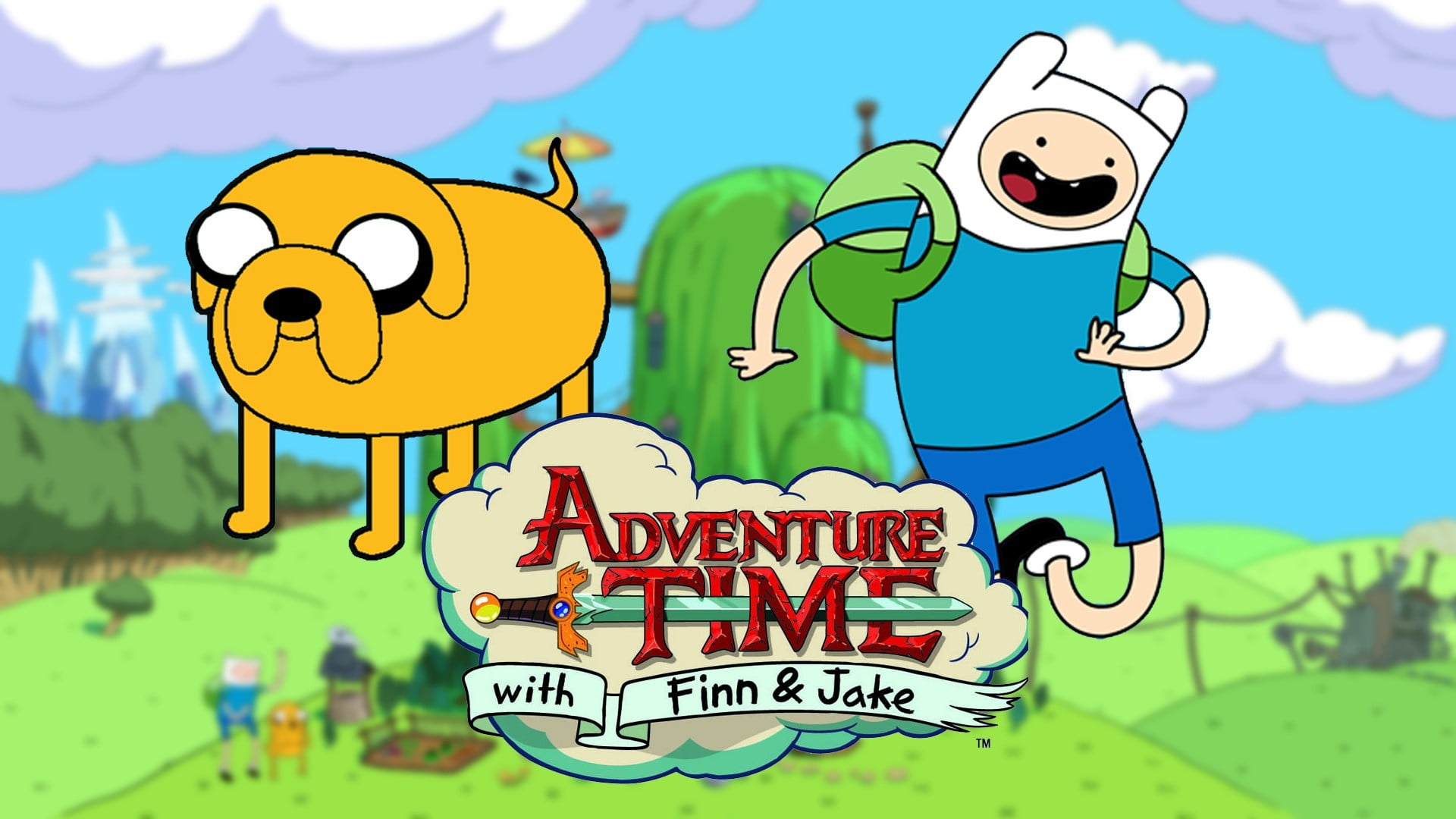 Adventure Time with Finn and Jake digital wallpaper, Adventure Time, Finn the Human, Jake the Dog