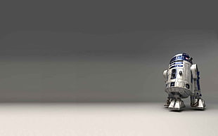 white and blue Star Wars R2-D2 toy, R2-D2, Star Wars