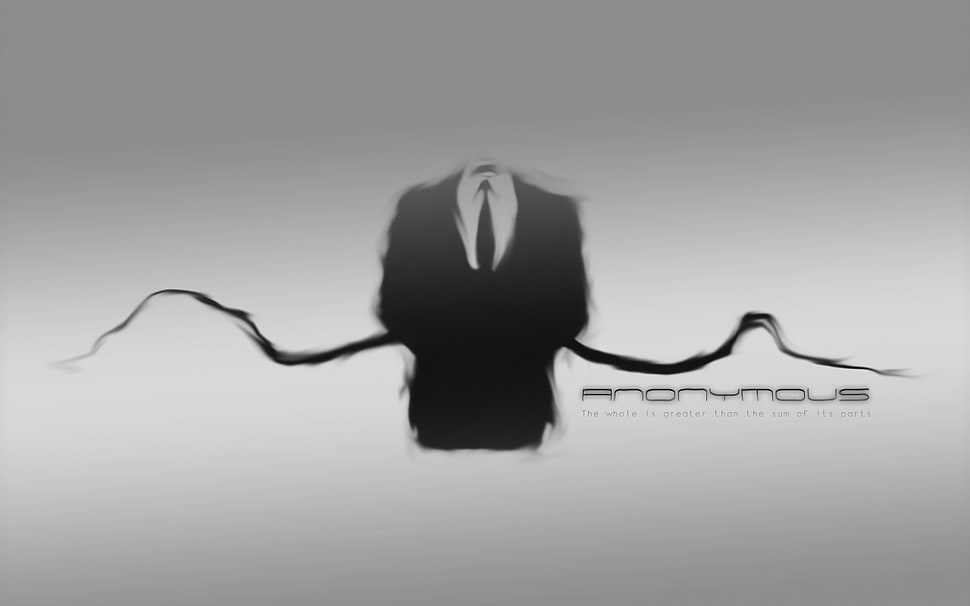 Anonymous digital wallpaper, Anonymous, minimalism, artwork HD wallpaper