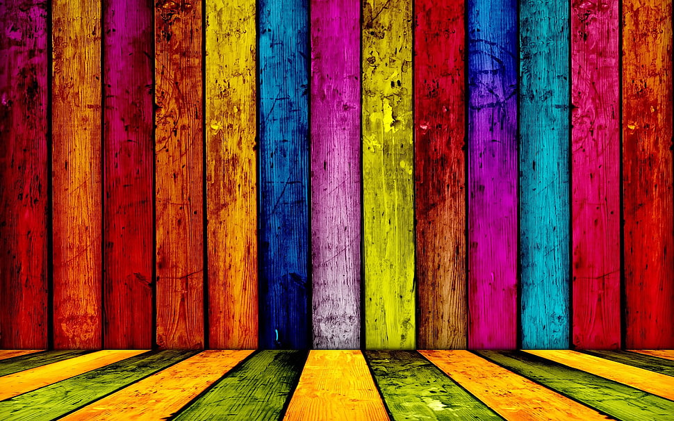 Pink and yellow textile HD wallpaper