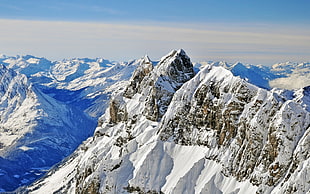 mountain alps, nature, landscape, mountains HD wallpaper
