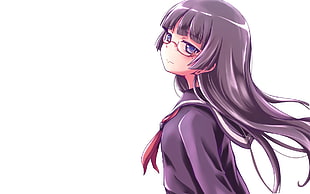 black haired female anime illustration, Ore no Imouto ga Konnani Kawaii Wake ga Nai, Gokou Ruri