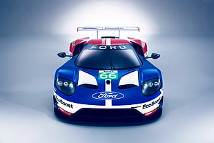 blue Ford racecar concept
