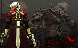Devil May Cry digital wallpaper, Devil May Cry, DmC: Devil May Cry, Dante, sword