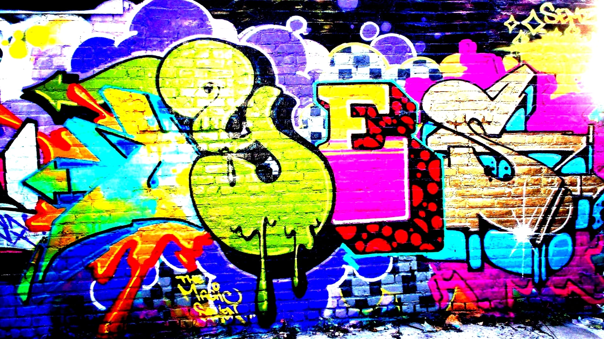 Multicolored Graffiti HD Wallpaper Wallpaper Flare
