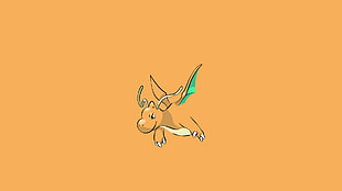 Dragonite Pokemon illustration