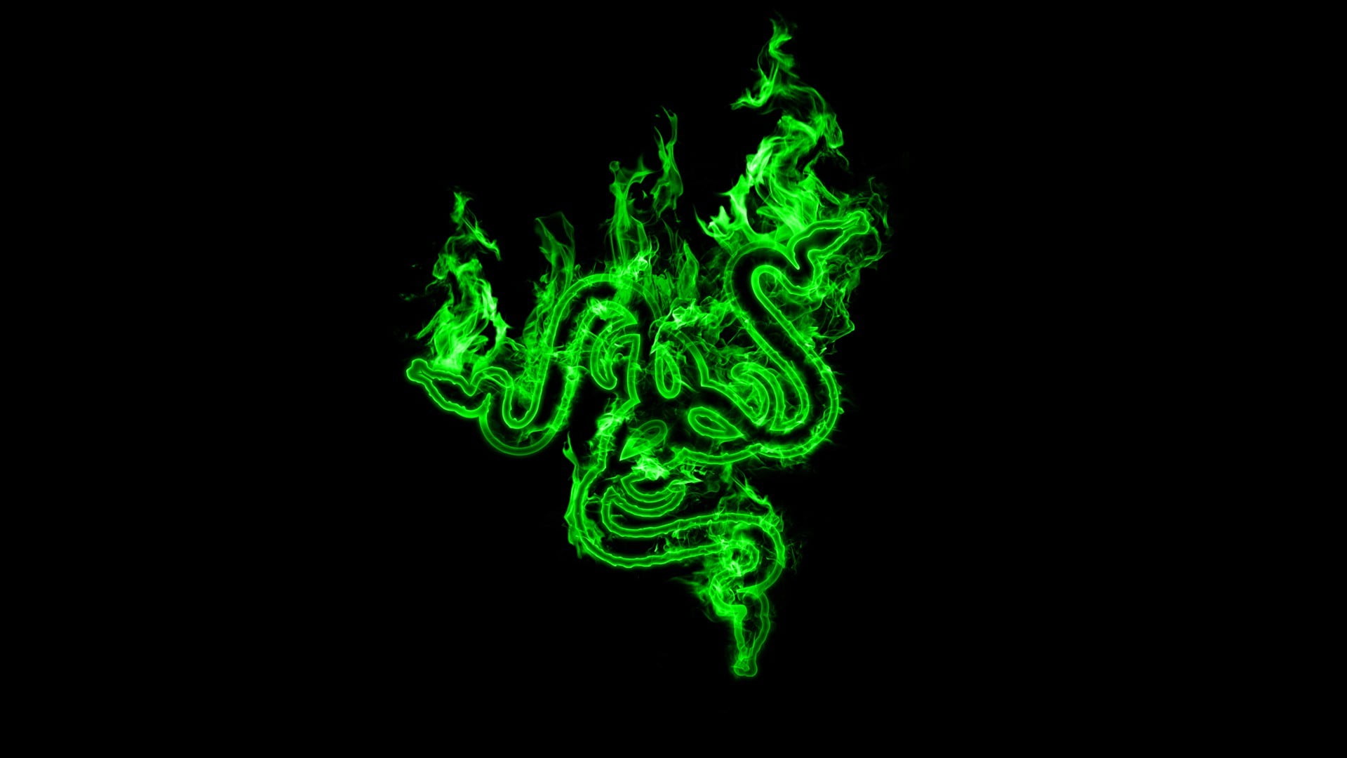 Razer Logo Razer Green Black Black Background Hd Wallpaper Wallpaper Flare