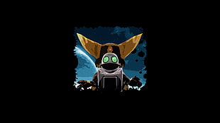 gray robot character illustration, Ratchet & Clank HD wallpaper