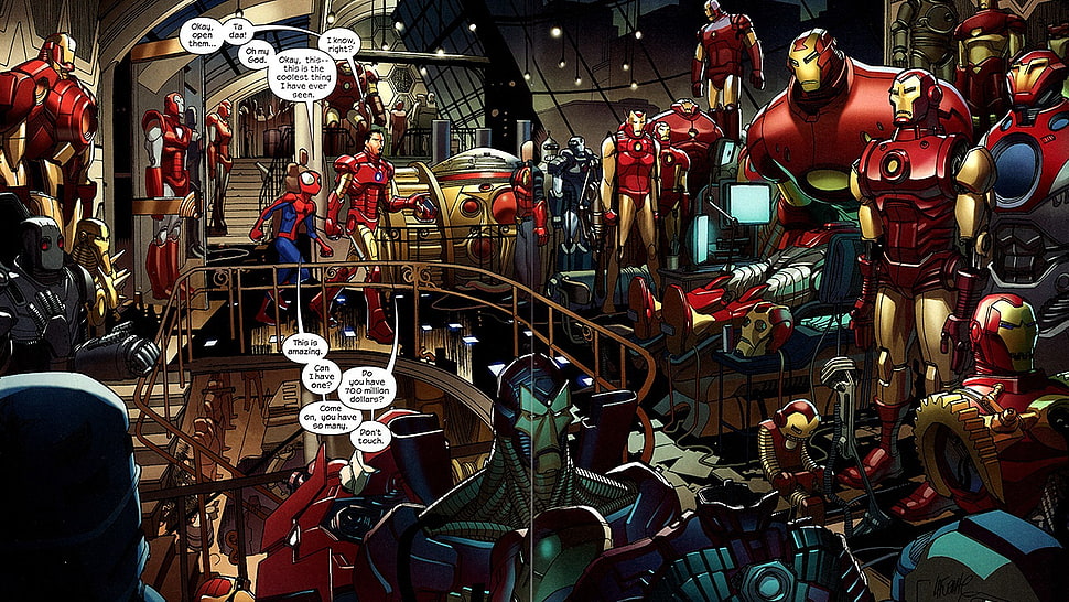 Iron Man comic book HD wallpaper