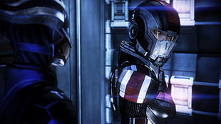 video game illustration, Mass Effect, Mass Effect 2, video games