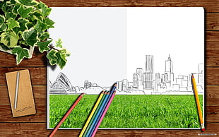 five pencils