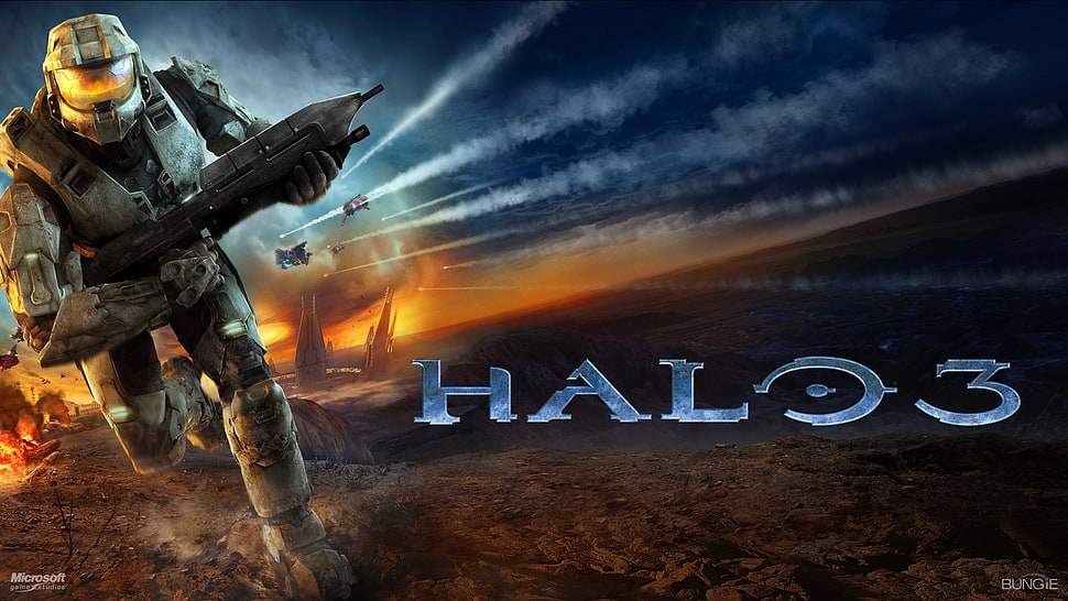 Halo 3 game poster HD wallpaper