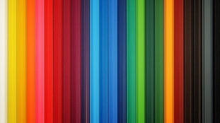multi-colored striped artwork