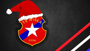 1906 TS Wisla logo, Wisła Kraków, Poland, Polish, soccer HD wallpaper