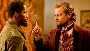 Leonardo di Caprio and Jamie Foxx, movies, Django Unchained, Leonardo DiCaprio