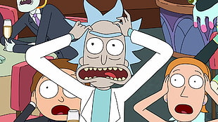Rick and Morty Season 2 Episode 10 Wedding Squanchers, Rick and Morty, Adult Swim, cartoon, Rick Sanchez HD wallpaper