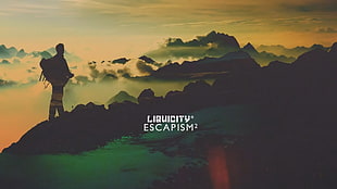 Liquicity Escapism 2 logo, Liquicity, space, sky, colorful HD wallpaper