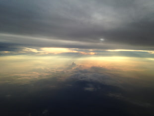 white clouds, sky, clouds