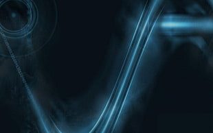 blue graphics 3D wallpaper