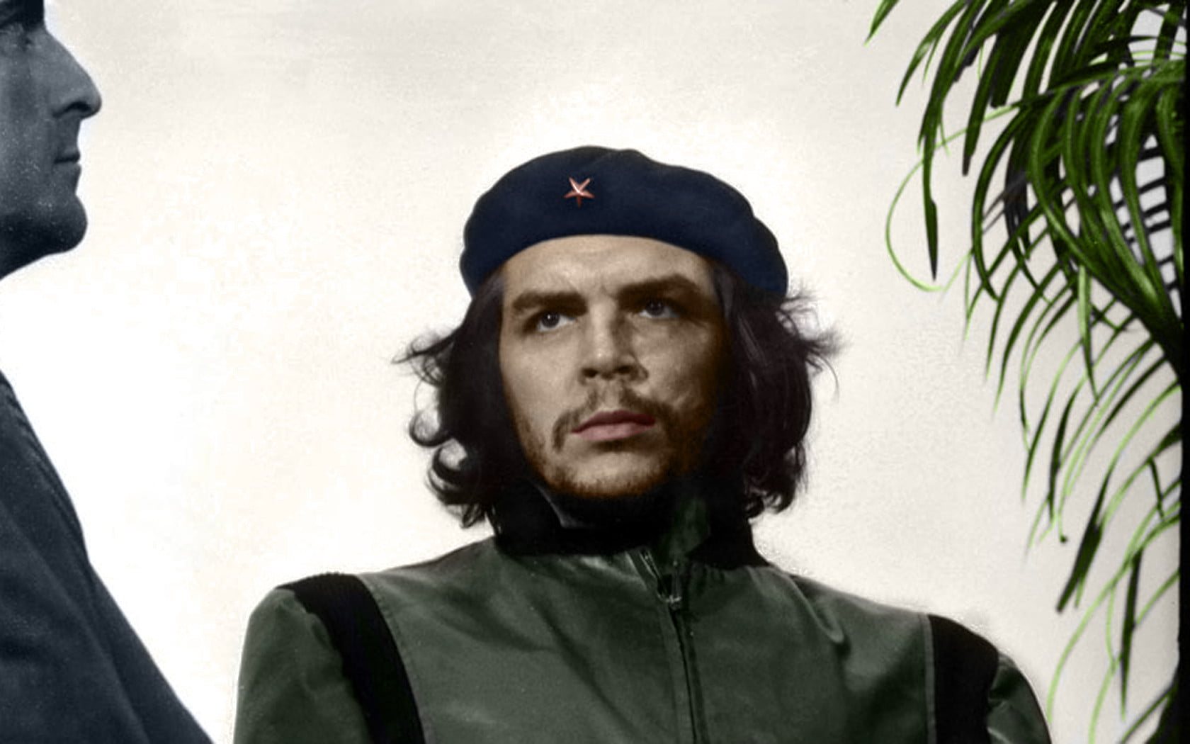 Men S Gray Zip Up Top Che Guevara Colorized Photos Hat Beards Images, Photos, Reviews