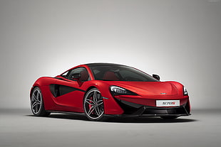 red McLaren 570S