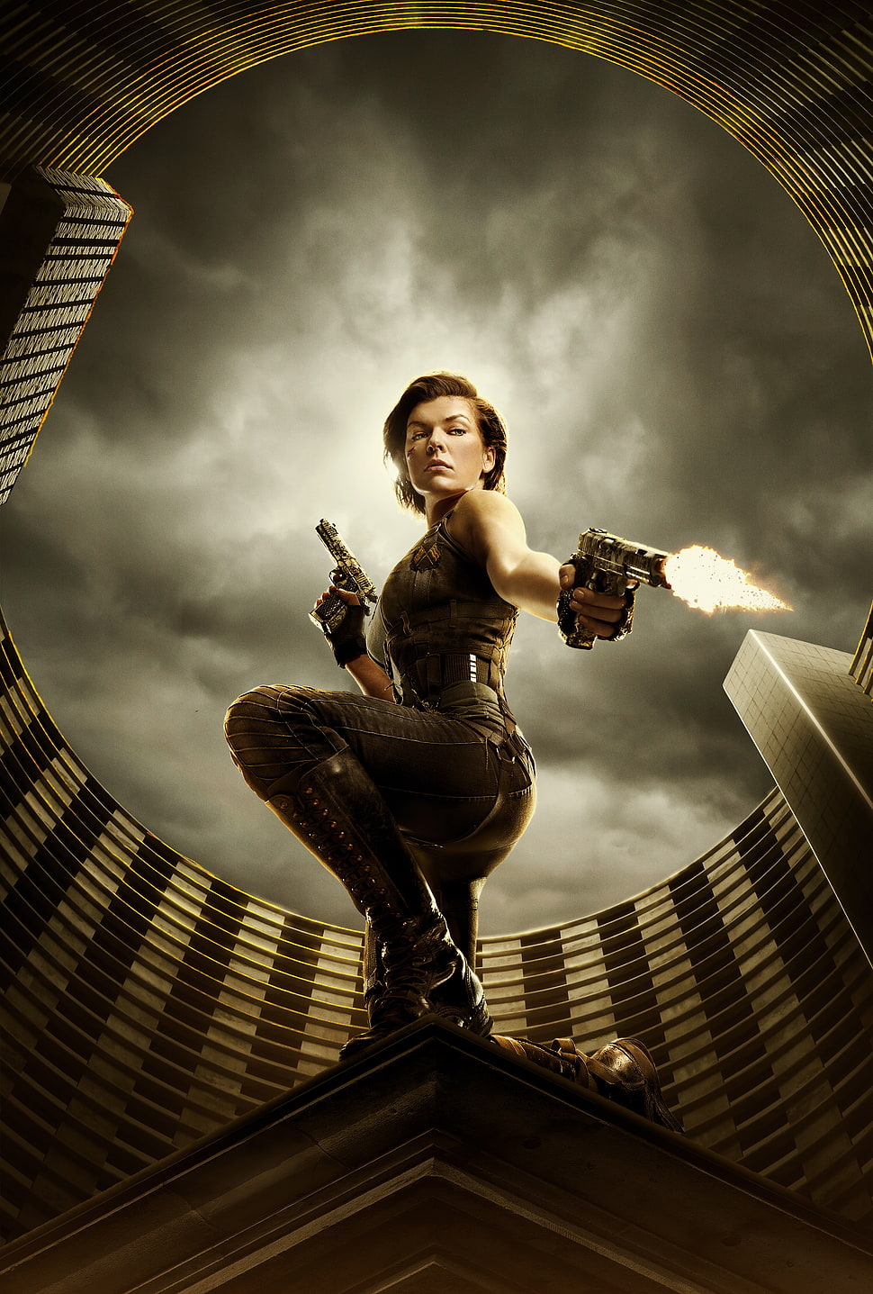 Resident Evil female character HD wallpaper