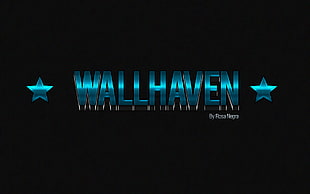 blue Wallhaven poster, blue, wallhaven HD wallpaper