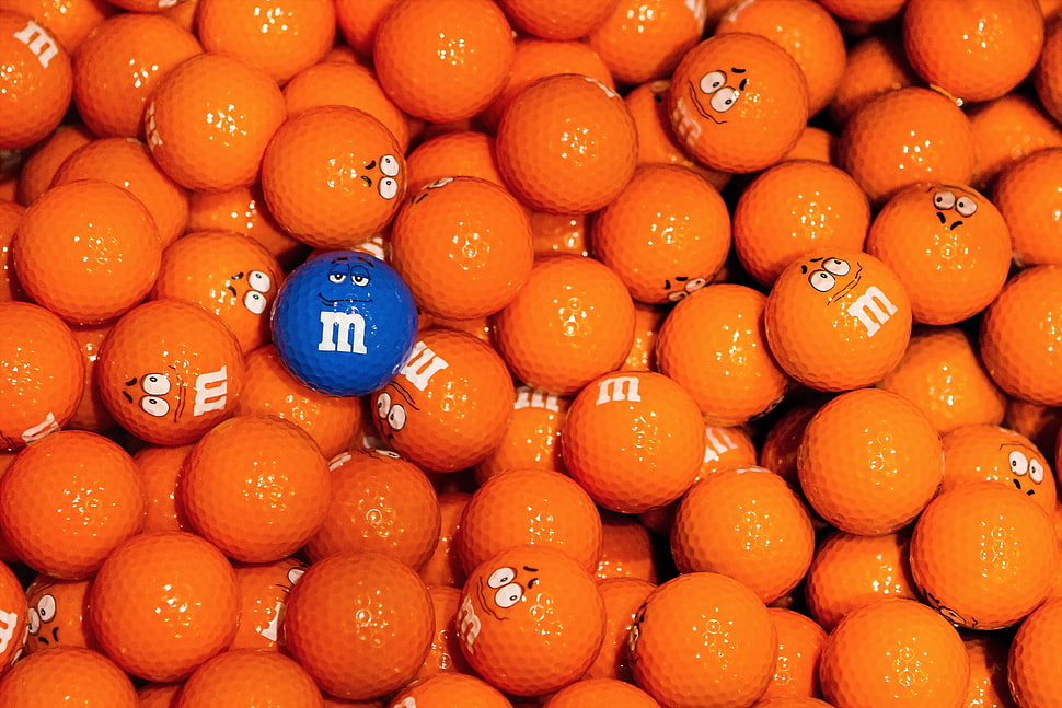 M&M's ball lot HD wallpaper