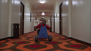 red and black area rug, The Shining, movies, Stanley Kubrick