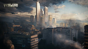 game city graphic wallpaper, Escape from Tarkov HD wallpaper