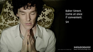 Benedict Cumberbatch, Benedict Cumberbatch, Sherlock, closed eyes HD wallpaper