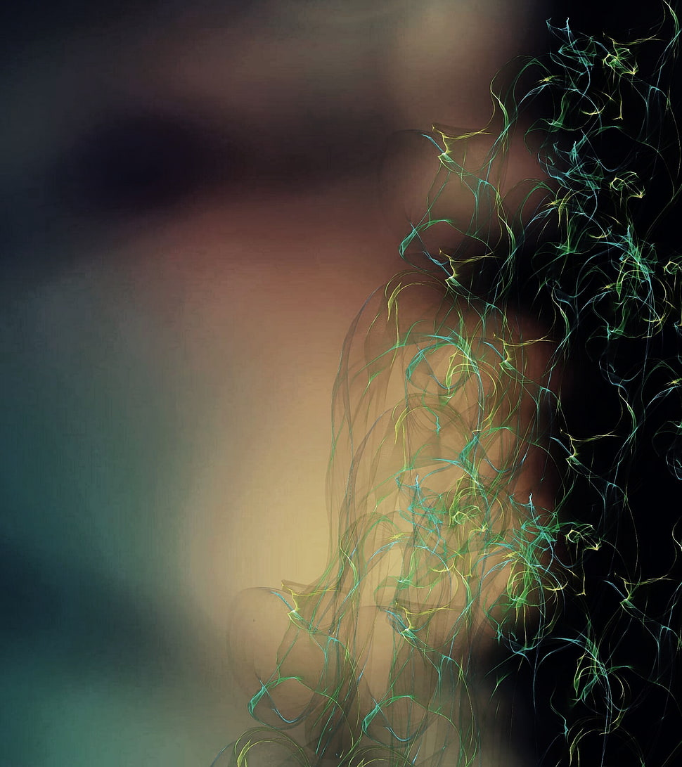 green smoke digital wallpaper, Android (operating system), pattern HD wallpaper